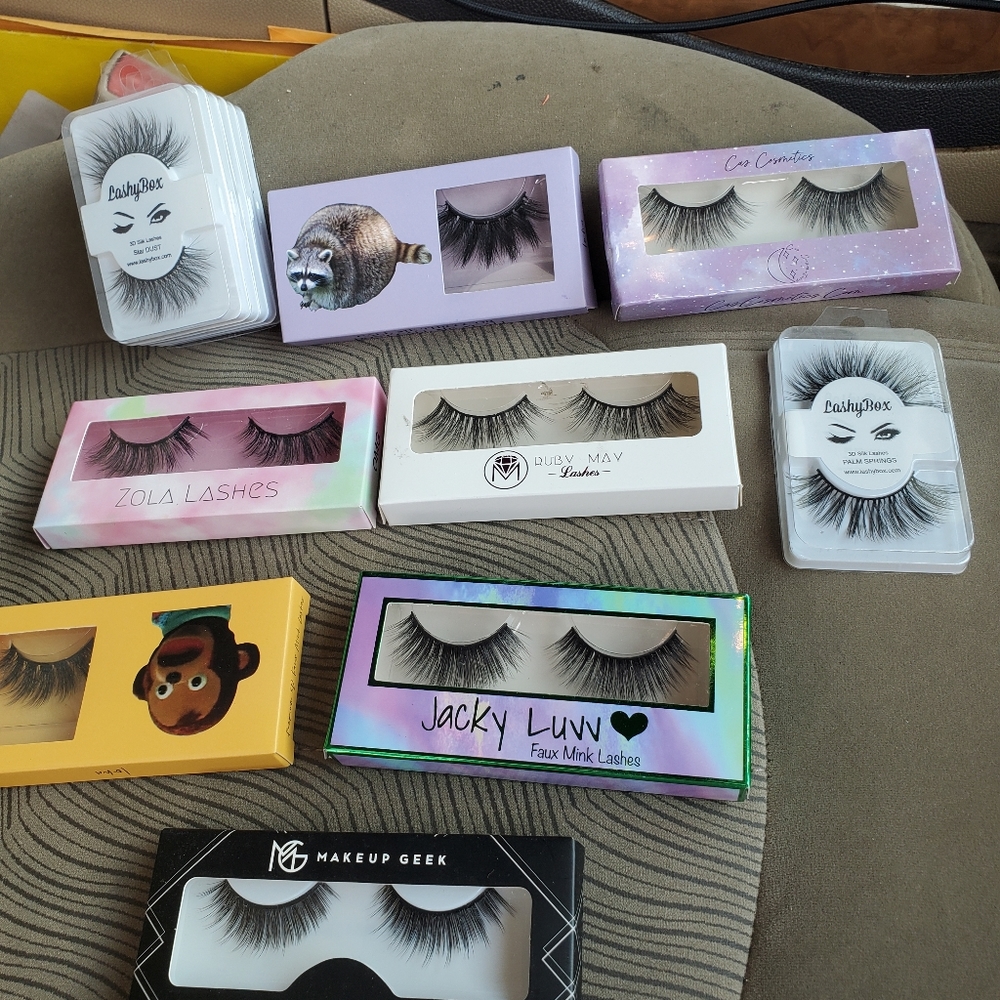 long eyelashes 5 each